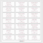 Bourgogne Blanc Floral Mariage Étiquettes de adres<br><div class="desc">Cette étiquette de adresse d'hôtes à la floraison blanche bordeaux dispose d'un somptueux décor de merlot foncé avec d'élégantes calligraphies dorées et des ornements floraux dorés. L'histoire des couleurs de bijoux et les accents botaniques dorés ainsi qu'un écriture minimaliste et délicate créent une esthétique moderne, royale et romantique, qui établit...</div>