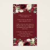 Bourgogne Blanc Floral Signet (Dos)