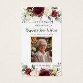 Bourgogne Blanc Floral Signet (Devant)