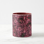 Bourgogne Bloem Elegantie Mok (Midden)