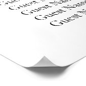 Bourgogne Bloemen Herfst Trouwstoel Grafiek Poster (Hoek)