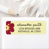 Bourgogne Blossom Adres Etiket (Insitu)