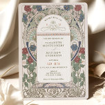 Bourgogne Blue Wedding Invitations Art Nouveau<br><div class="desc">Invitations de mariage Art Nouveau Vintage par Alphonse Mucha dans un design floral, romantique et fantaisiste. Les fleurs victoriennes complètent les polices art déco classiques. Entrez vos informations personnalisées, et vous avez terminé. Si vous souhaitez modifier la conception, cliquez simplement sur le bouton bleu "Customiser". Merci tellement pour considérer mon...</div>