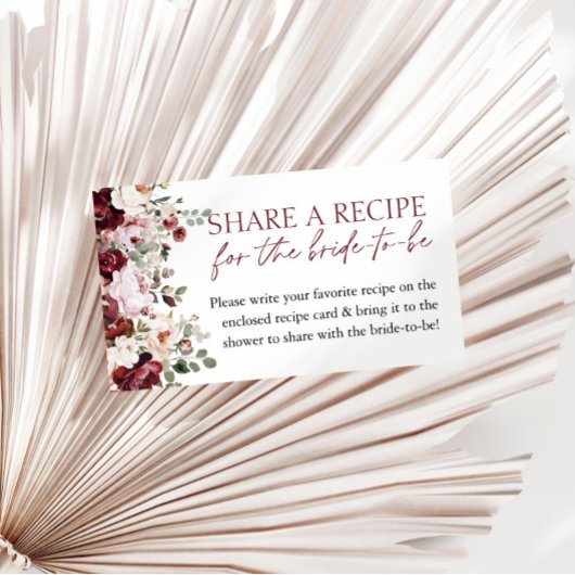 Bourgogne Blush Roze Vrijgezellenfeest Recept Verz Informatiekaartje