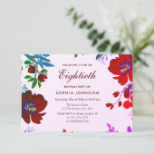 Bourgogne Botanique Tropical 80e Invitation d'anni (Debout devant)