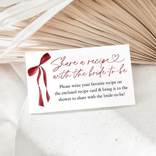 Bourgogne Bow Vrijgezellenfeest Recept Verzoek Informatiekaartje