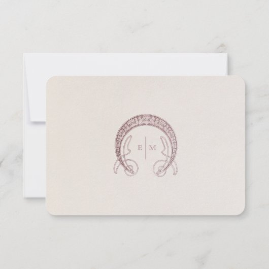 Bourgogne Calla Lily RSVP-kaart met QR-code Kaart (Achterkant)