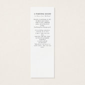 Bourgogne Célébration De La Vie Signet (Dos)