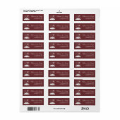 Bourgogne Colorado Passport Etiket (Full Sheet)