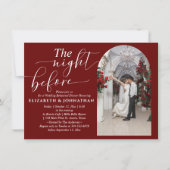 Bourgogne de nacht voor het repetitief diner kaart (Voorkant)