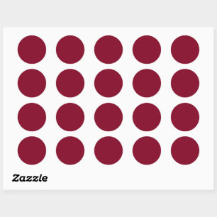 Bourgogne (Deep Dark Red) Stickers