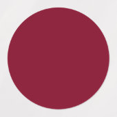 Bourgogne (effen kleur) labels (Design 2)