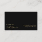 Bourgogne élégant avec le carte de visite des (Dos)