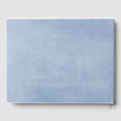 Bourgogne en Dusty Blue Floral bruiloft Gastenboek (Achterkant)