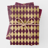 Bourgogne en Gold Paris Inpakpapier Vel (In situ)