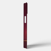 Bourgogne en goud Case-Mate iPhone case (Achterkant / Rechts)