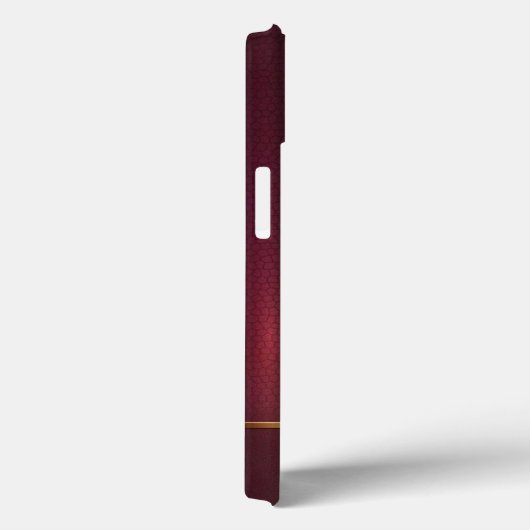 Bourgogne en goud Case-Mate iPhone case (Achterkant / Rechts)