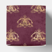 Bourgogne en gouden draak bedankdoosjes (Bovenkant)