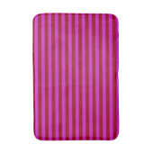 Bourgogne en Magenta Stripes Badmat (Voorkant Verticaal)