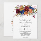 Bourgogne en marineslag Herfst Kaart (Voorkant / Achterkant)