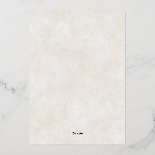 Bourgogne en roze bruine bruidsschat bruiloft folie uitnodiging (Achterkant)