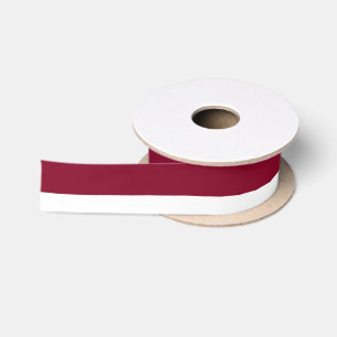 Bourgogne en witgestreept lint