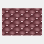 Bourgogne en witte bruiloft inpakpapier (Voorkant 3)