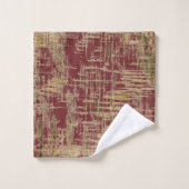 Bourgogne et or (Gant de toilette)