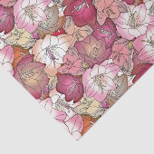 Bourgogne et papier de soie de soie rose de ketmie (Détail)