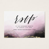 Bourgogne Ethereal Mist Website RSVP Insertion Car (Devant)
