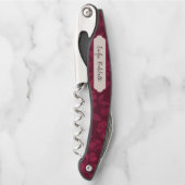 Bourgogne  Floral Custom Kurkentrekker (Voorkant)