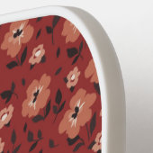 Bourgogne Floral  Custom Name Pickleball Paddle (Links Detail)