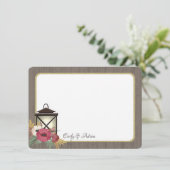 Bourgogne Floral Lanterne Russe Merci (Debout devant)