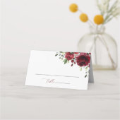 Bourgogne Flowers, Red Flowers, Boho, Vrijgezellen (Voorkant)