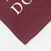 Bourgogne Foto 2025 Afstuderen Fleece Deken (Hoek)