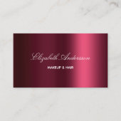 Bourgogne foto zijn code elegant visitekaartje (Voorkant)