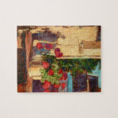 Bourgogne Geraniums puzzel (Horizontaal)