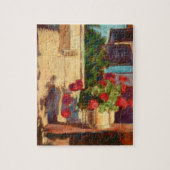 Bourgogne Geraniums puzzel (Verticaal)