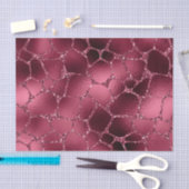 Bourgogne Glam Folie Giraffe Tissuepapier (Craft)