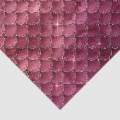 Bourgogne Glam Folie Glitter Zeemeermin Tissuepapier (Detail)