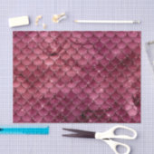 Bourgogne Glam Folie Glitter Zeemeermin Tissuepapier (Craft)