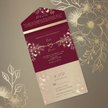 Bourgogne Gold Fall Wedding