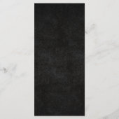 Bourgogne Gotische Bloemen Schedel Halloween Bruil Menu (Achterkant)