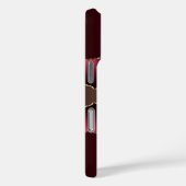 Bourgogne goud agaat marmer naam script Case-Mate iPhone case (Achterkant / Rechts)