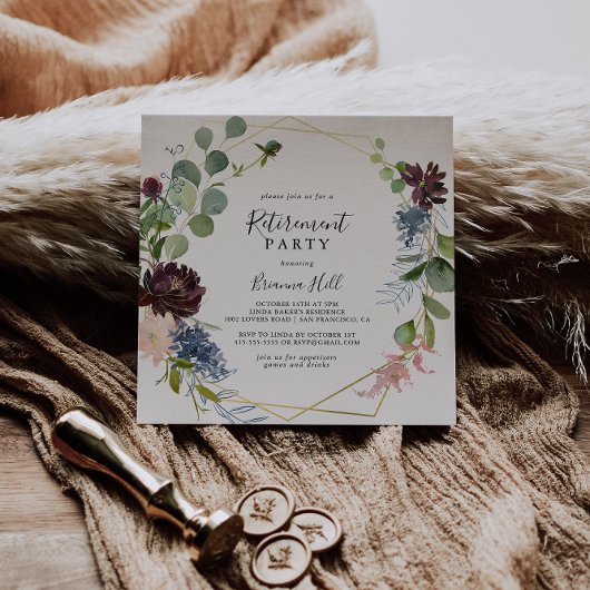 Bourgogne Goud Geometrisch Pensioen Partij Kaart