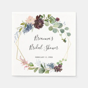 Bourgogne Goud Geometrisch Vrijgezellenfeest Servet