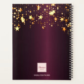 Bourgogne gouden sterren foto 2025 planner (Achterkant)