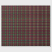 Bourgogne, groen en geel plaid - Traditioneel Cadeaupapier (Vlak)