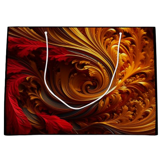 Bourgogne Het is een Wrap Groot Cadeauzakje (Voorkant)