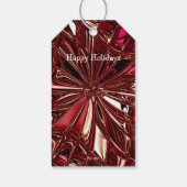 Bourgogne Holiday Gift Label Cadeaulabel (Achterkant)